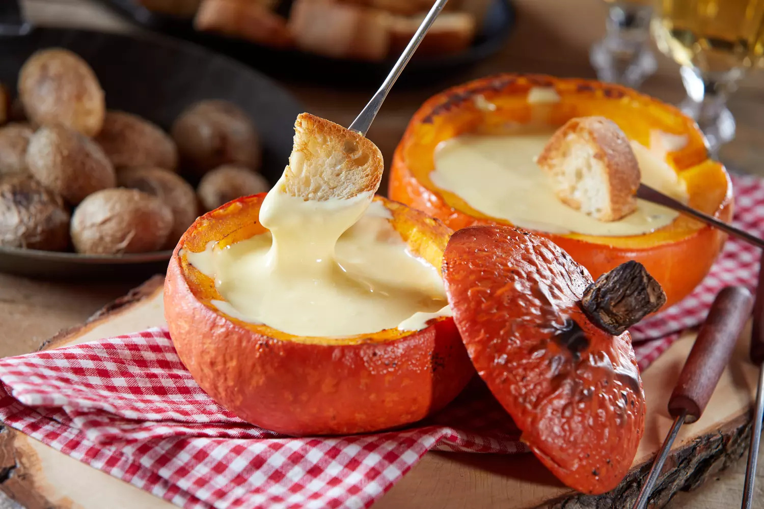 Fondue potiron-reblochon